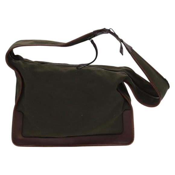 GUCCI Shoulder Bag Canvas Khaki - Picture 3 of 16